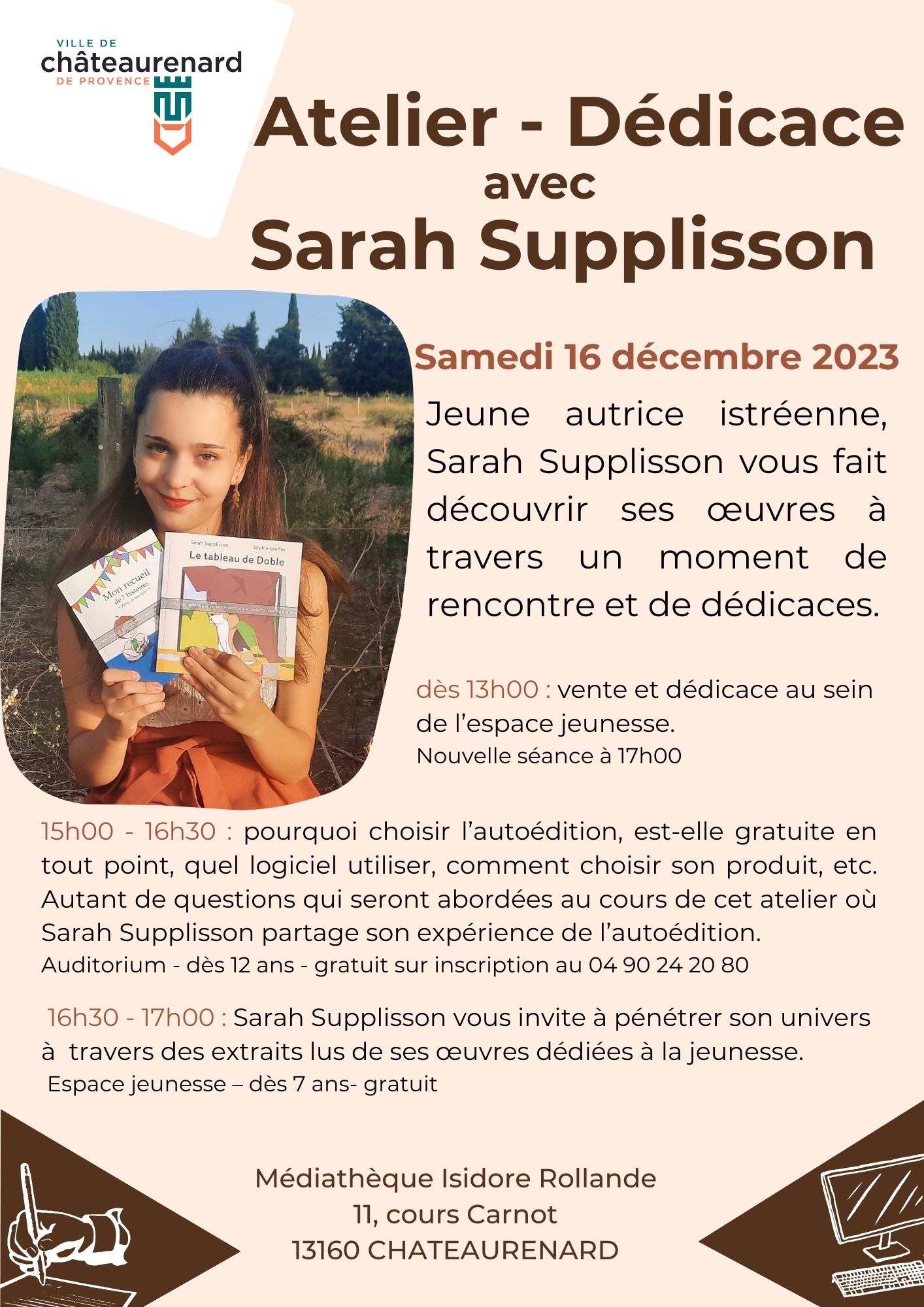 Dédicace Sarah Supplisson